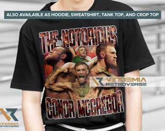MMA MMA T-Shirt UFC MMA Conor McGregor Living proof Tee Noir 