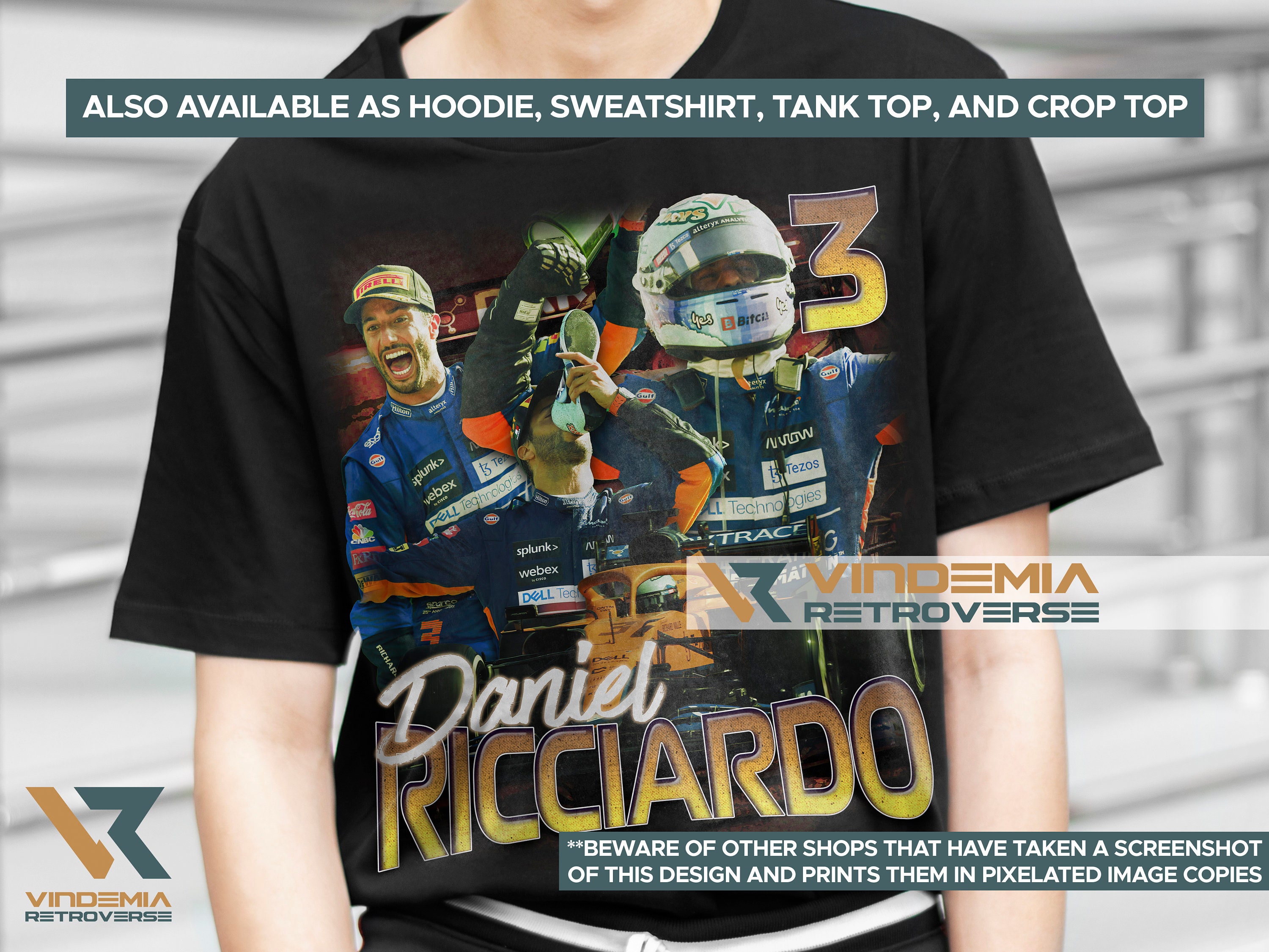 Daniel Ricciardo Mclaren Racing 90s 