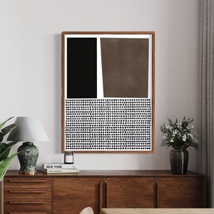 Minimalist Abstract Art Print: Modern Neutral Decor (Digital Download)
