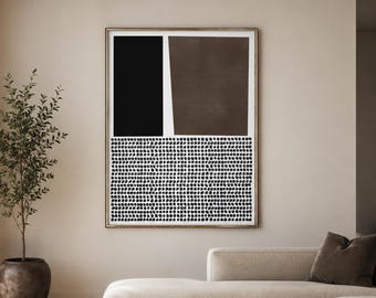 Minimalist Abstract Art Print: Modern Neutral Decor (Digital Download)