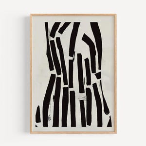 Minimalistische Linien Kunst, Neutral Beige Druck, digitaler Download, Beige druckbare Kunst, abstrakte Linie Zeichnung Druck, minimalistisches Poster, 60 x 80 Zoll