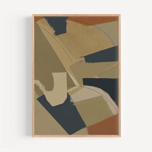 Large Abstract Art Printable Wall Art Modern Painting Download Neutral Earth Tone Art Minimalist Modern Living Room Art Print 24x36 30x40