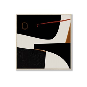 Contemporary Japandi Abstract Digital Print Instant Download, 20x20 40x40 Modern Wall Decor Art, Size Customization image 7