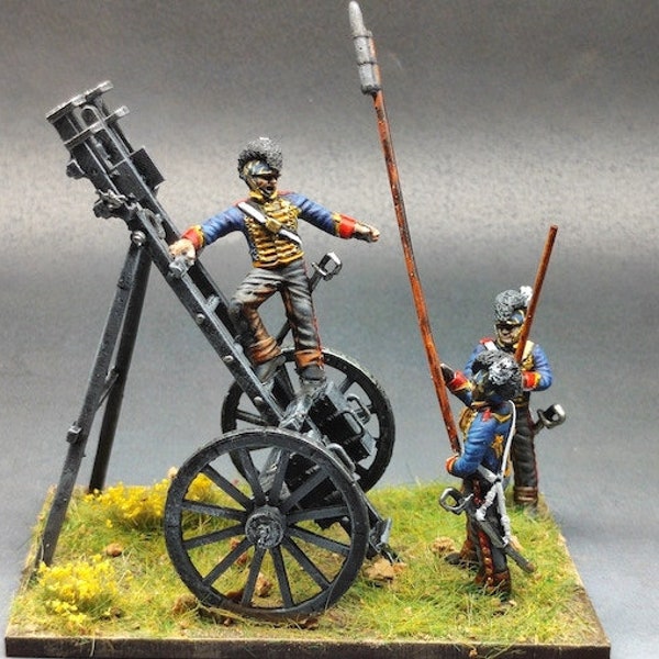 British Horse Artillery 3D Printed Model Figures - Napoleonic Era