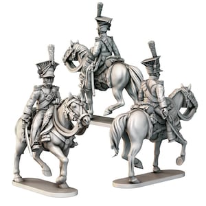 Austrian Uhlan Cavalry 3D Printed Model Figures - Napoleonic Era