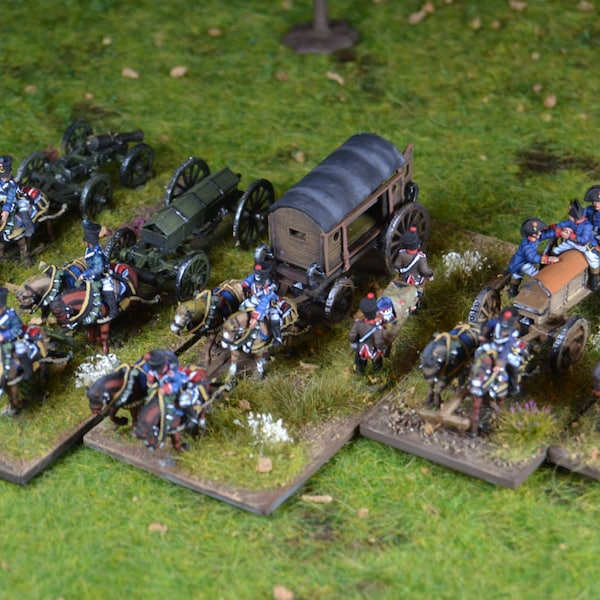 French Support Units 3D Printed Model Figures - Napoleonic Era