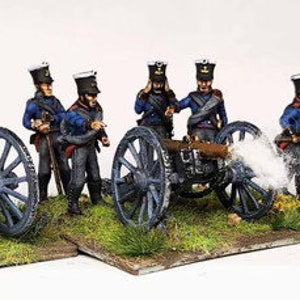 Prussian Horse Artillery 3D Printed Model Figures - Napoleonic Era