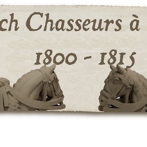 Smaller Scale French Cavalry 3D Printed Model Figures - Napoleonic Era