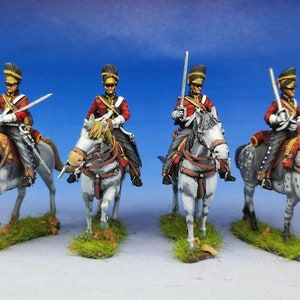 British Royal Dragoon incl Scots Greys Cavalry 3D Printed Model Figures - Napoleonic Era