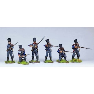 Prussian Musketeer Infantry 3D Printed Model Figures - Napoleonic Era