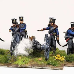 Prussian Foot Artillery 3D Printed Model Figures - Napoleonic Era