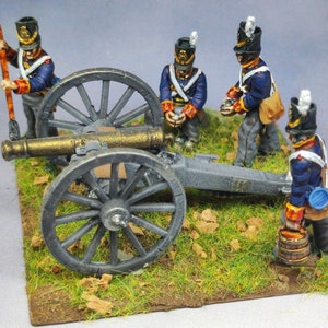 Figuras impresas en 3D de la artillería a pie británica: época napoleónica