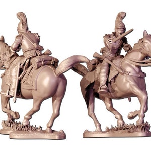 French Carabiners Cavalry 3D Printed Model Figures - Napoleonic Era