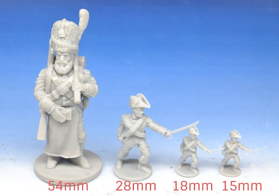 French Line Infantry 3D Printed Model Figures Napoleonic Era - Etsy