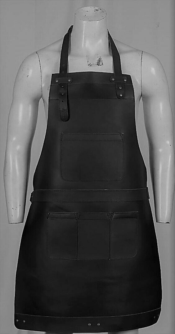 Luxury Real Leather Apron Butcher Apron Cook Apron BBQ Etsy