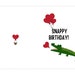 Printable Birthday Card, Crocodile Birthday Card, Digital Download - Etsy