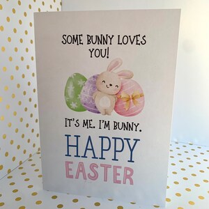 Printable Easter Card, Funny Easter Card, Some Bunny Card, Easter Bunny ...