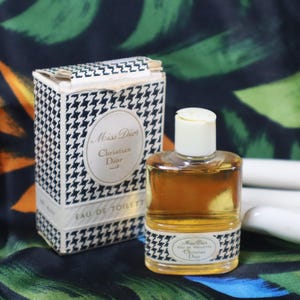 Christian Dior Miss Dior 10 ml botella de perfume miniatura vintage para los entusiastas, regalo, colección con caja