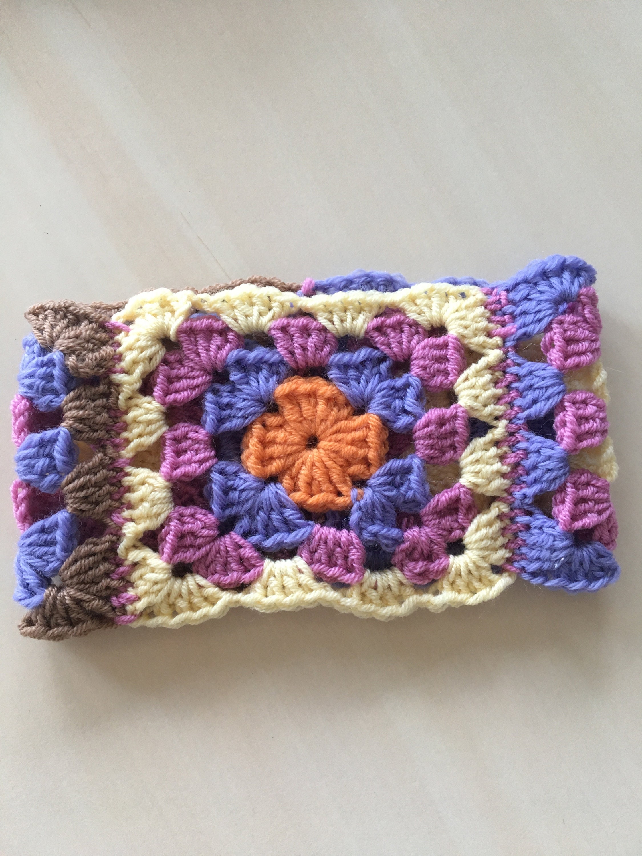 Cache-Pot Au Crochet, Multicolore