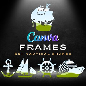 55+ Nautical Themed Frames