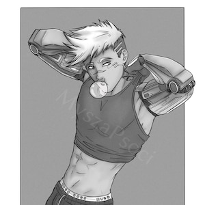 ANIME CHARACTER COMMISSION art, custom digital art (oc fanart, jjk, bnha, anime commission) Custom commission, single character commission,