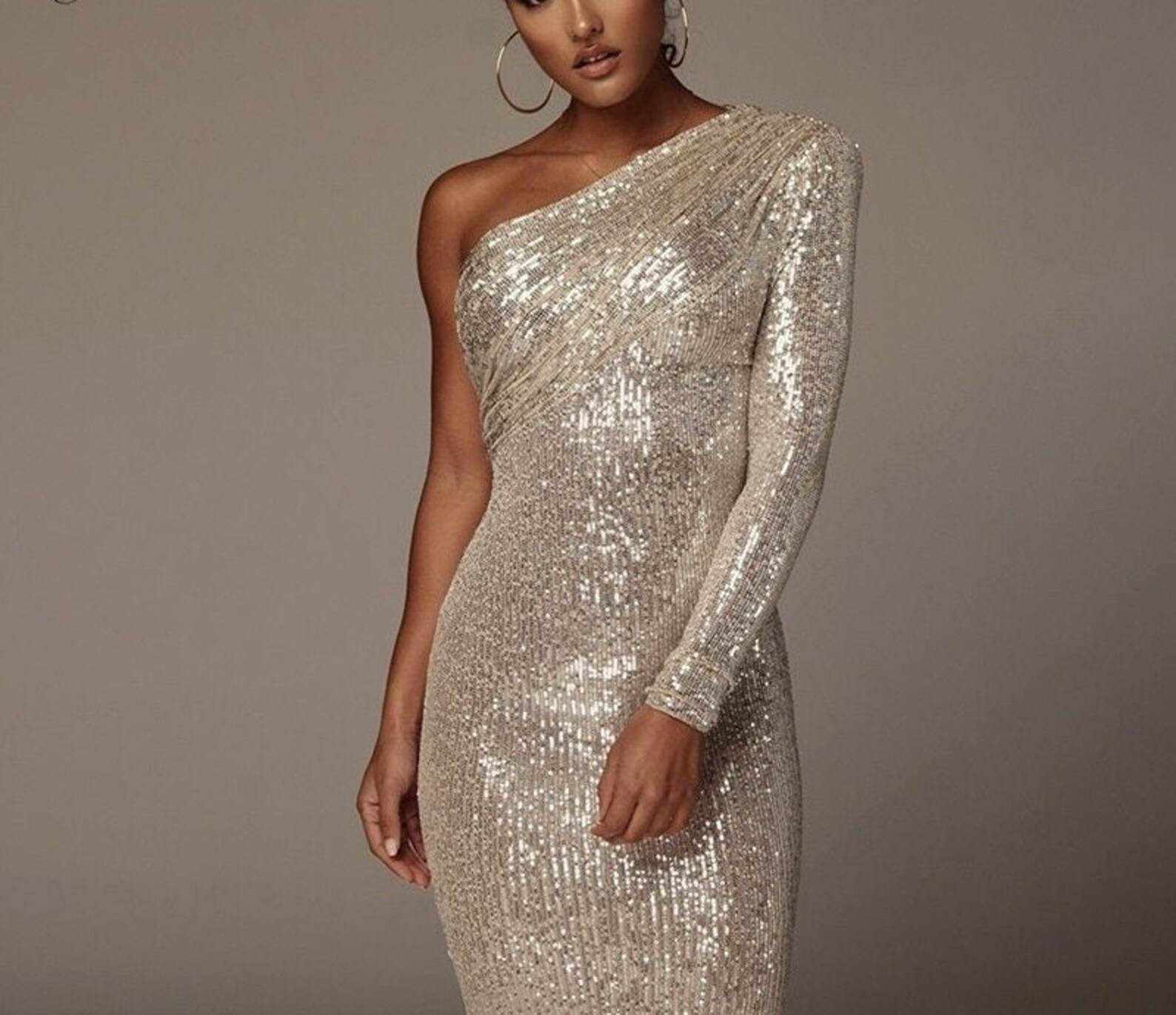 Silver New Years Dress Womens Dresses New Years Eve Sparkly Dresses  Cocktail Dress Silver