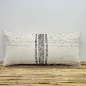 Oreiller kilim turc 12x24, Oreiller bolster, Oreiller canapé, Oreiller coloré, Housse de coussin, Oreiller de literie, Oreiller lombaire, États-Unis, OA158