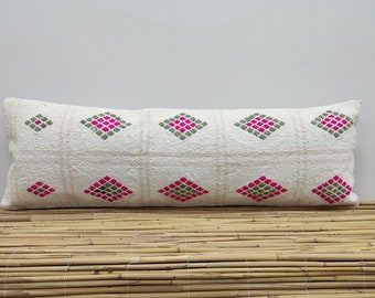 Handmade Pillow, Kilim Pillow Cover, Boho Pillow, Outdoor Pillow, 12x36 Kilim Pillow, Floor Pillow, Couch Pillow, Sofa Pillow, OD204