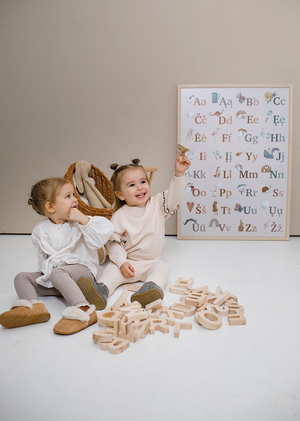 Illustrated Alphabet Poster Classroom Decor Abc Print - Etsy