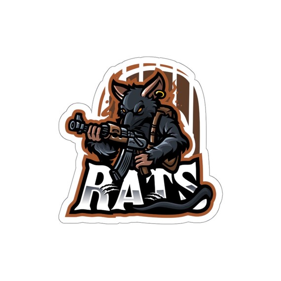 Escape From Tarkov Rats Logo Sticker Etsy
