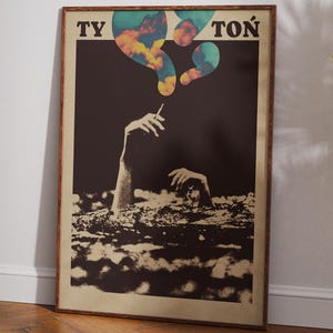 TY-TON Original Polish poster, Polish poster, retro wall art, vintage poster, aesthetic, art, 50x70, B2, 50x70