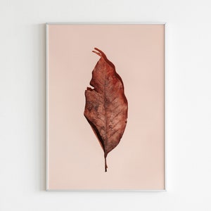 Herbst Poster,Druckbares Poster,Herbst Poster,Minimal Print,getrocknetes Blatt Poster,Herbst Töne Druck,Getrocknete Blätter Poster,Neutraler Druck,Minimal Poster