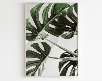 Botanical Printable Wall Art,Plant Poster,Minimal Print,Botanical Wall Art,Sage Green Print,Green Leaf Poster,Neutral Print,Minimal Poster