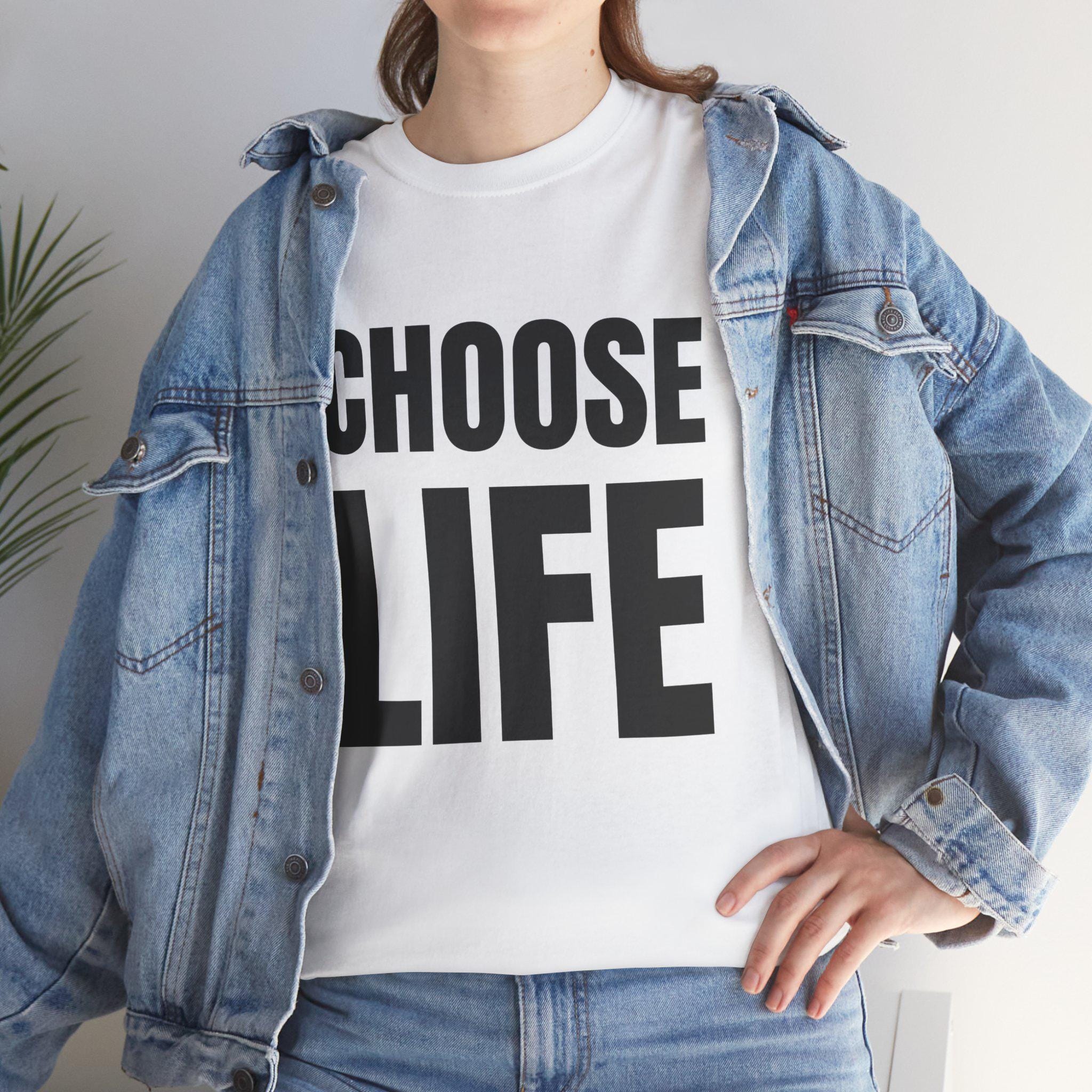 80'sヴィンテージ CHOOSE LIFE メッセージTシャツ 80´sヴィンテージ CHOOSE LIFE メッセージTシャツ