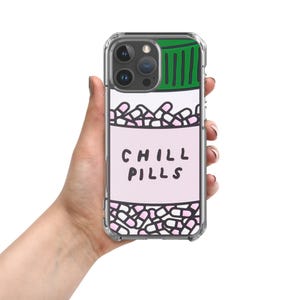 Chill Pills iPhone Hülle, Designer Handyhülle, iphone 13, 14, 15, 16 Plus, Pro, Max