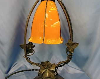 Art Deco table lamp &quot;Tango&quot; series by Michael Powolny for Loetz