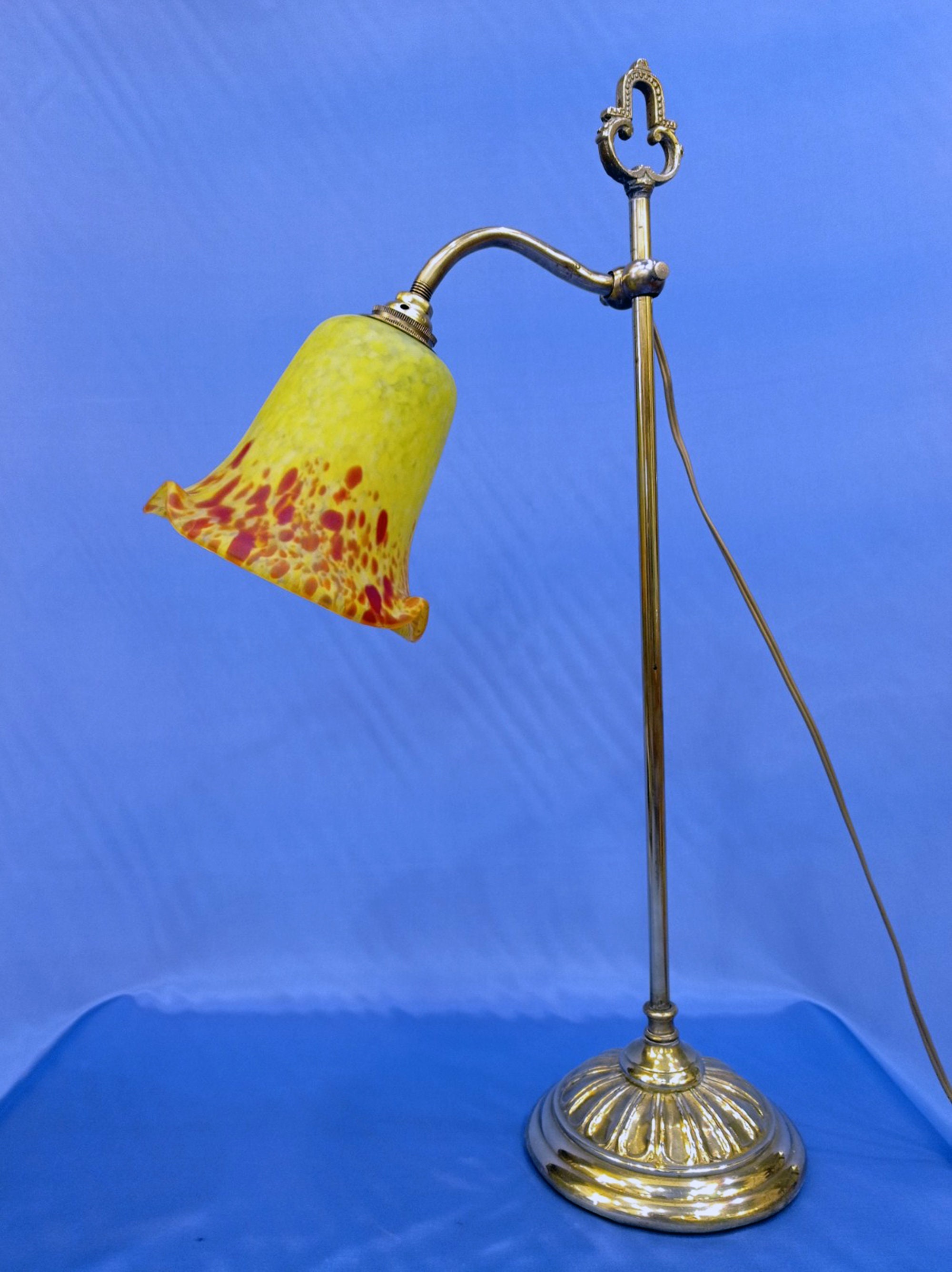 Lampe de Table Art Nouveau Type Delatte