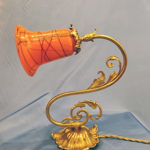Jugendstil-Tulpenlampe Loetz