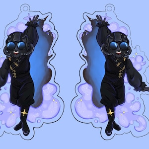 ghoulet acrylic charm
