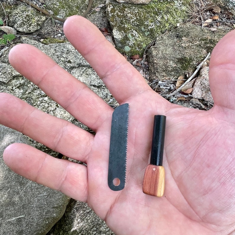 Mini Ferro Rod Fire Starting Kit Altoids Smalls Tin Bushcraft Etsy