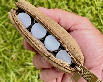 Travel Spice Kit: Four bottles in Nylon Zippered Pouch
