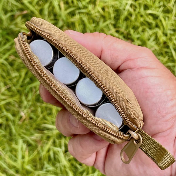 Travel Spice Kit: Four bottles in Nylon Zippered Pouch