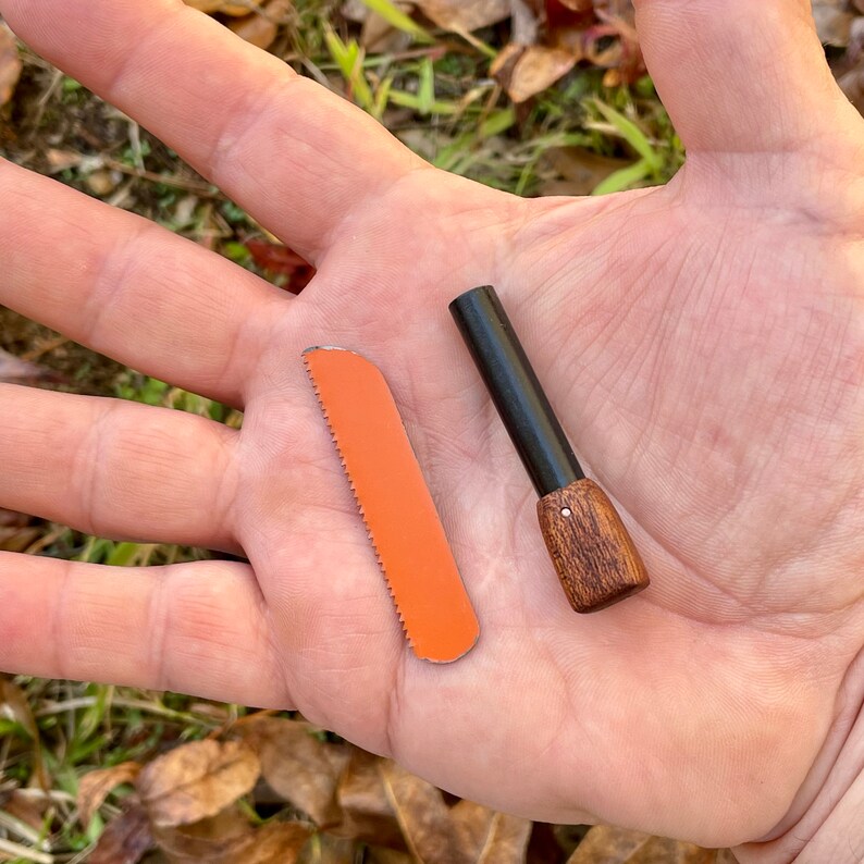 Mini Ferro Rod Fire Starting Kit Altoids Smalls Tin Bushcraft Etsy