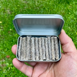Paraffin Jute Twine Fire Starters (50 Matches), Bushcraft Camping Emergency