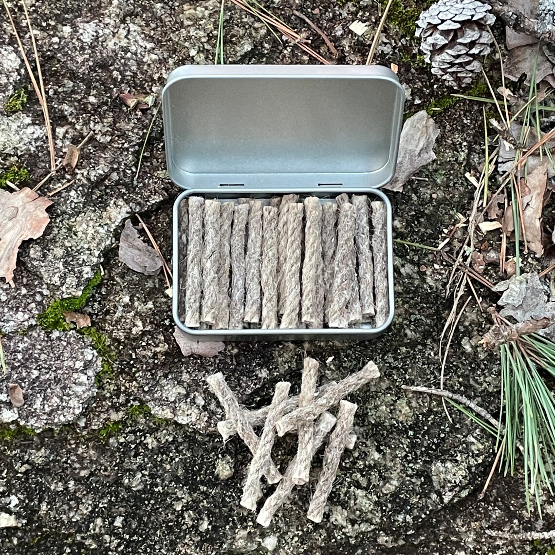 40 Paraffin Infused Jute Twine Fire Starters All Natural Jute Etsy