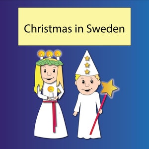 Christmas Around the World - Sweden Coloring Book