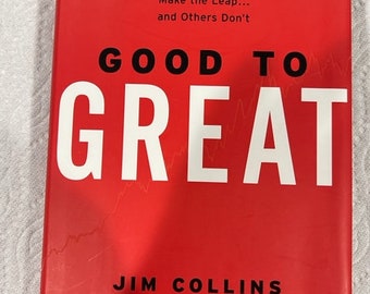 GOOD TO GREAT by Jim Collins H C