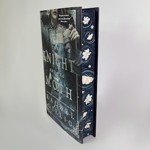 The Knight and the Moth Hand Painted Edges/Fore-Edge Book Painting | Rachel Gillig | book lover bookish gift | The Stonewater Kingdom
