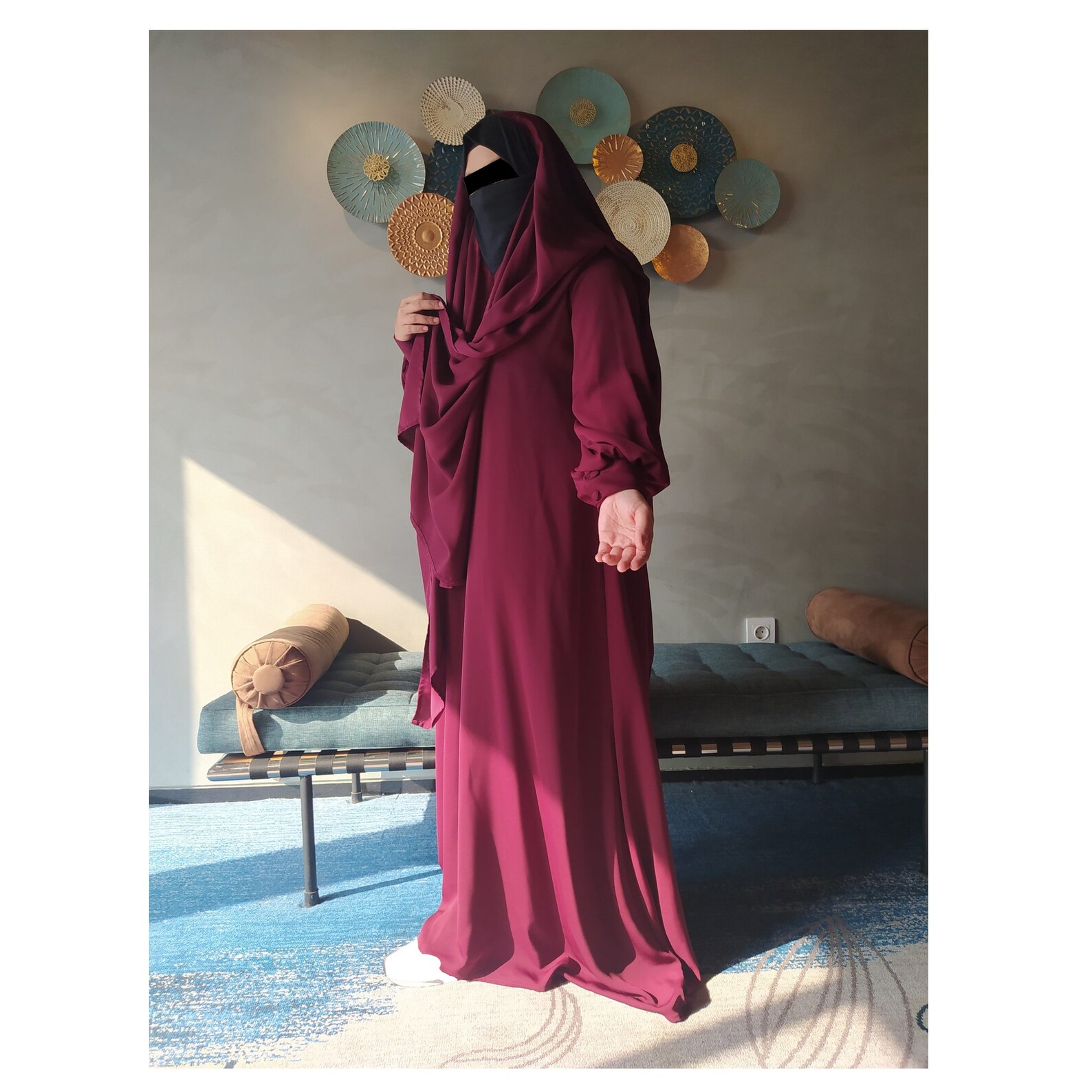 Luxury Abaya Nidha Material Kaftan Style Modest Dress - Etsy