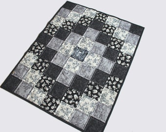 Monochrome Skulls Quilt